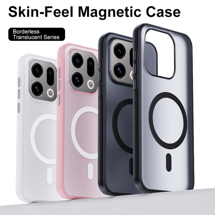 For OPPO Find X9 Boundless Transparent Series Skin Feel Frosted Clear Magnetic Phone Case