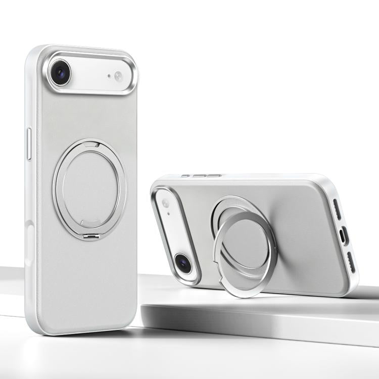 For iPhone Air Cloud Block Star Leather Series 360 Degree Rotation Holder Magnetic Phone Case