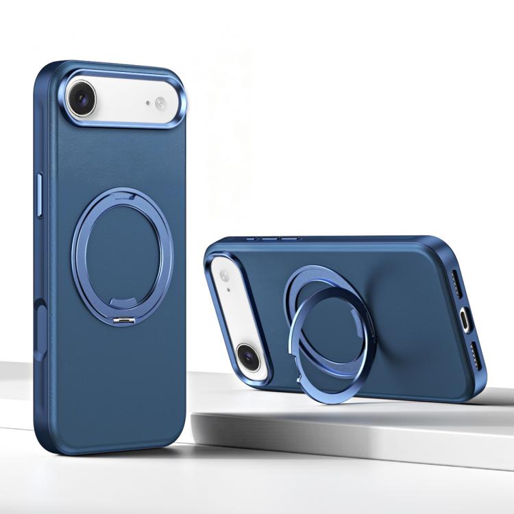 For iPhone Air Cloud Block Star Leather Series 360 Degree Rotation Holder Magnetic Phone Case