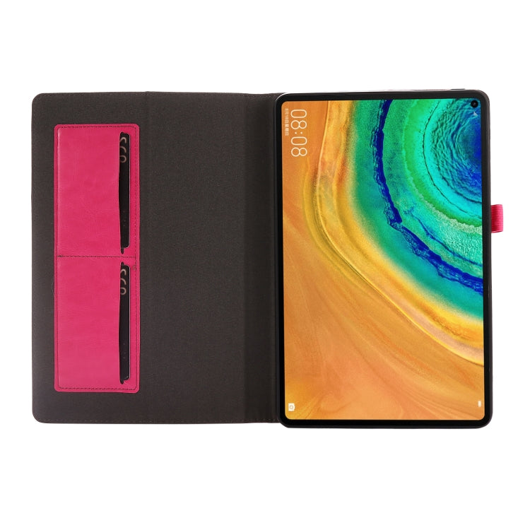 For Huawei Honor V6 / MatePad 10.4 inch Crazy Horse Texture Horizontal Flip Leather Case with 2-folding Holder & Card Slot