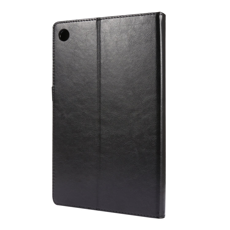 For Lenovo Tab M10 Plus Crazy Horse Texture Horizontal Flip Leather Case with 2-folding Holder & Card Slot