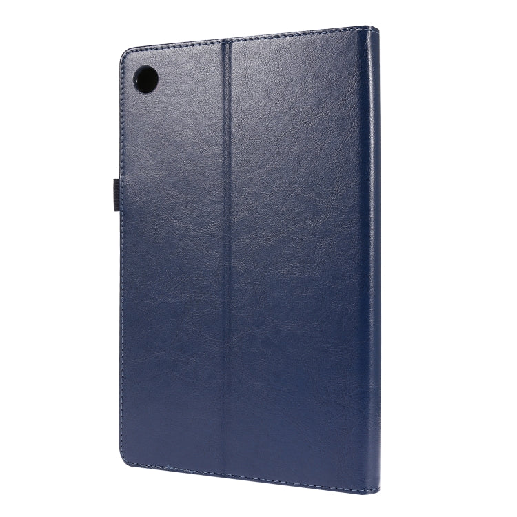 For Lenovo Tab M10 Plus Crazy Horse Texture Horizontal Flip Leather Case with 2-folding Holder & Card Slot