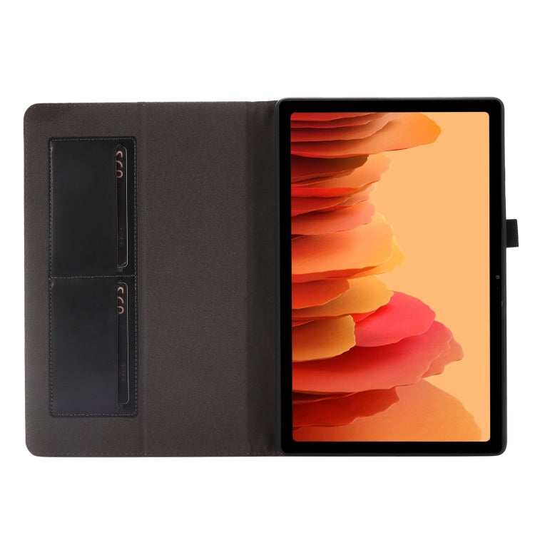 For Samsung Galaxy Tab A7 (2020) Crazy Horse Texture Horizontal Flip Leather Case with 2-folding Holder & Card Slot