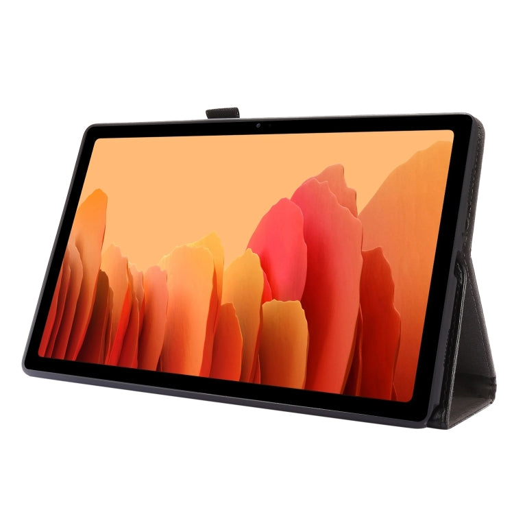 For Samsung Galaxy Tab A7 (2020) Crazy Horse Texture Horizontal Flip Leather Case with 2-folding Holder & Card Slot