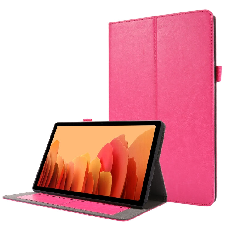 For Samsung Galaxy Tab A7 (2020) Crazy Horse Texture Horizontal Flip Leather Case with 2-folding Holder & Card Slot