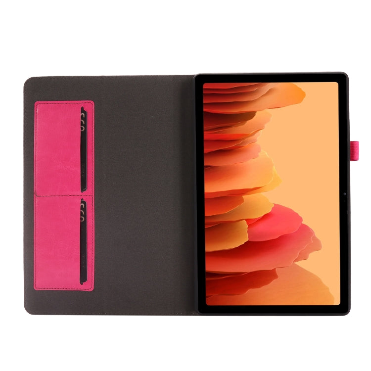 For Samsung Galaxy Tab A7 (2020) Crazy Horse Texture Horizontal Flip Leather Case with 2-folding Holder & Card Slot