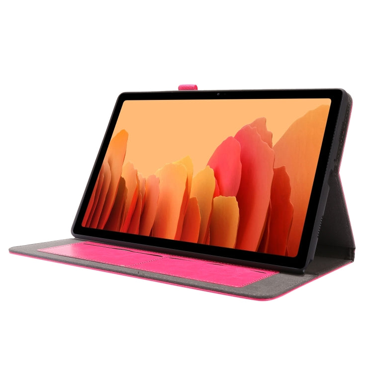 For Samsung Galaxy Tab A7 (2020) Crazy Horse Texture Horizontal Flip Leather Case with 2-folding Holder & Card Slot