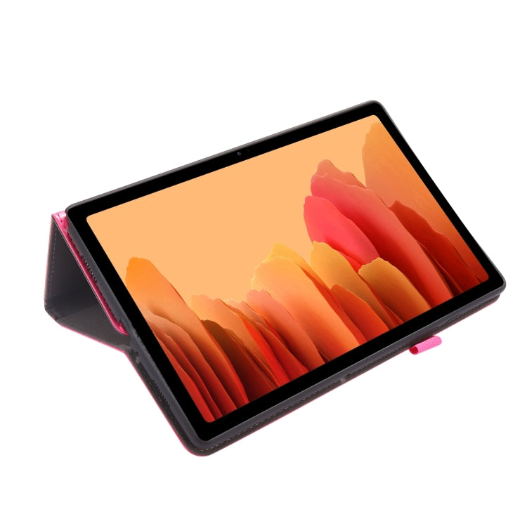 For Samsung Galaxy Tab A7 (2020) Crazy Horse Texture Horizontal Flip Leather Case with 2-folding Holder & Card Slot