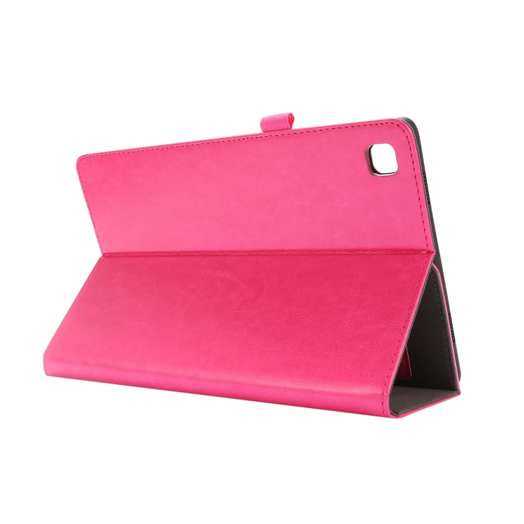 For Samsung Galaxy Tab A7 (2020) Crazy Horse Texture Horizontal Flip Leather Case with 2-folding Holder & Card Slot
