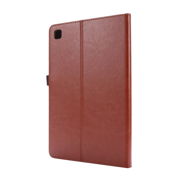 For Samsung Galaxy Tab A7 (2020) Crazy Horse Texture Horizontal Flip Leather Case with 2-folding Holder & Card Slot