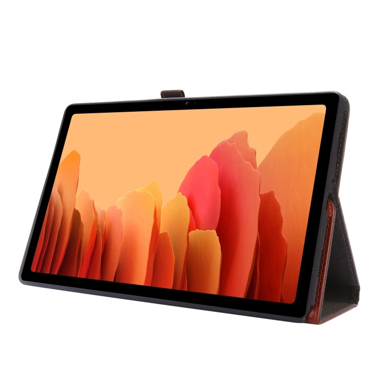 For Samsung Galaxy Tab A7 (2020) Crazy Horse Texture Horizontal Flip Leather Case with 2-folding Holder & Card Slot