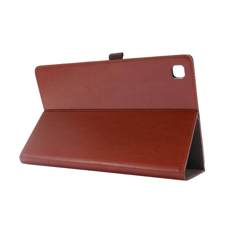 For Samsung Galaxy Tab A7 (2020) Crazy Horse Texture Horizontal Flip Leather Case with 2-folding Holder & Card Slot