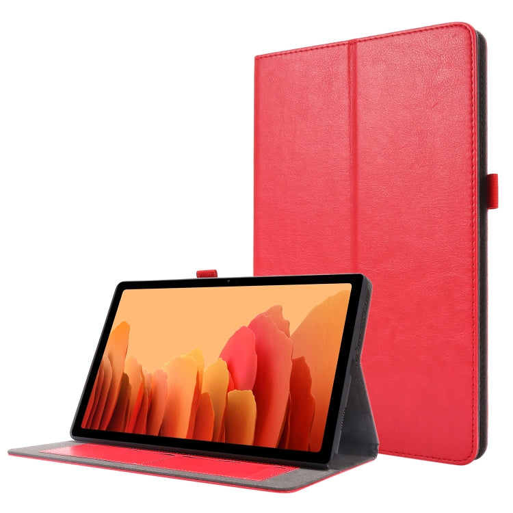 For Samsung Galaxy Tab A7 (2020) Crazy Horse Texture Horizontal Flip Leather Case with 2-folding Holder & Card Slot