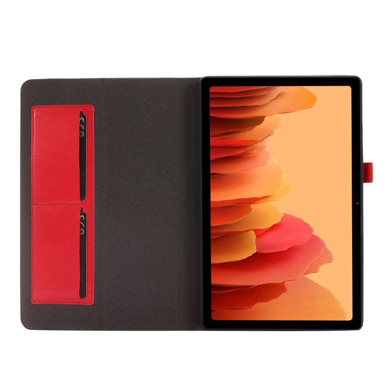 For Samsung Galaxy Tab A7 (2020) Crazy Horse Texture Horizontal Flip Leather Case with 2-folding Holder & Card Slot