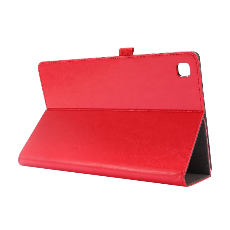 For Samsung Galaxy Tab A7 (2020) Crazy Horse Texture Horizontal Flip Leather Case with 2-folding Holder & Card Slot