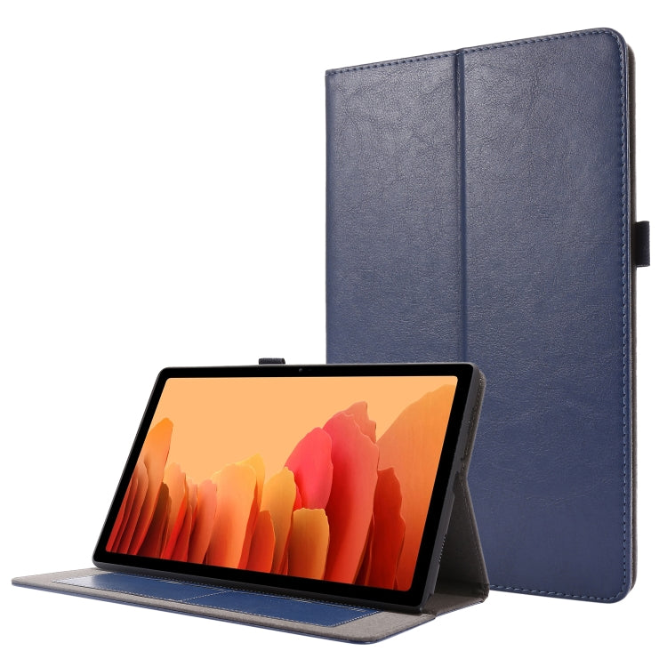 For Samsung Galaxy Tab A7 (2020) Crazy Horse Texture Horizontal Flip Leather Case with 2-folding Holder & Card Slot