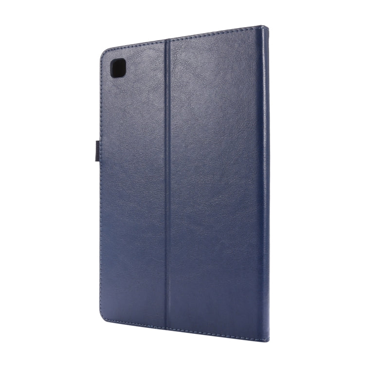 For Samsung Galaxy Tab A7 (2020) Crazy Horse Texture Horizontal Flip Leather Case with 2-folding Holder & Card Slot
