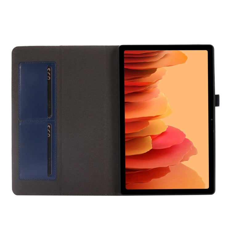 For Samsung Galaxy Tab A7 (2020) Crazy Horse Texture Horizontal Flip Leather Case with 2-folding Holder & Card Slot