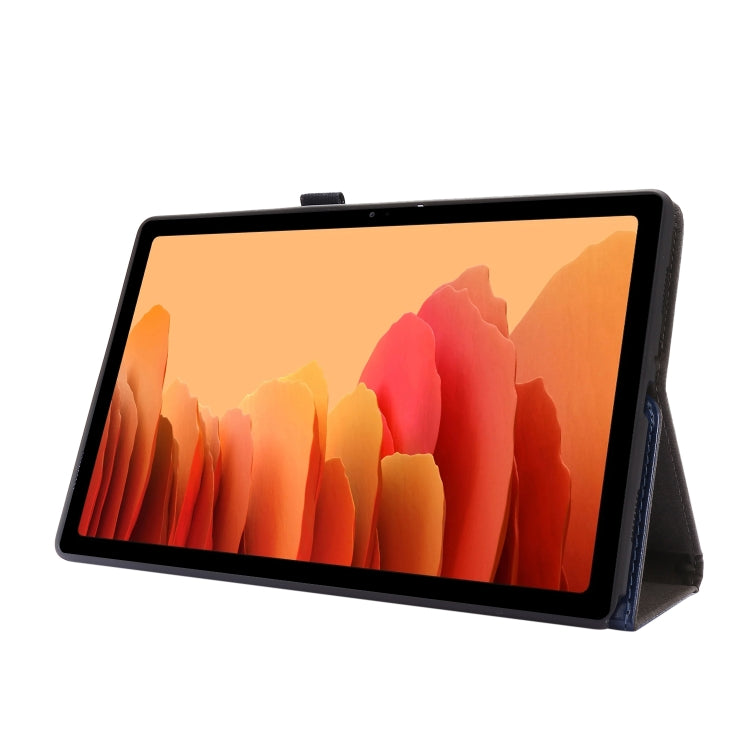 For Samsung Galaxy Tab A7 (2020) Crazy Horse Texture Horizontal Flip Leather Case with 2-folding Holder & Card Slot