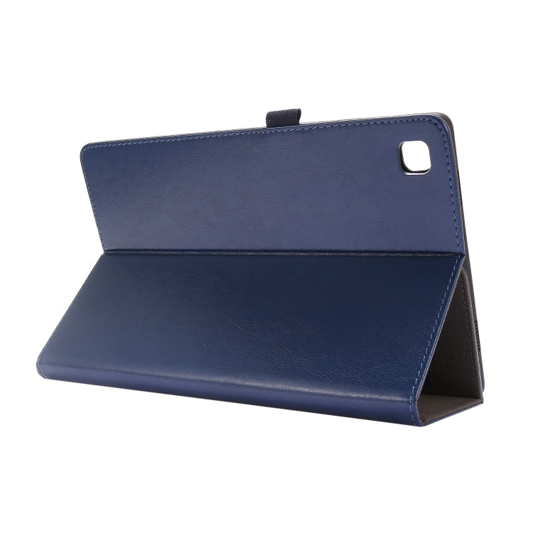 For Samsung Galaxy Tab A7 (2020) Crazy Horse Texture Horizontal Flip Leather Case with 2-folding Holder & Card Slot