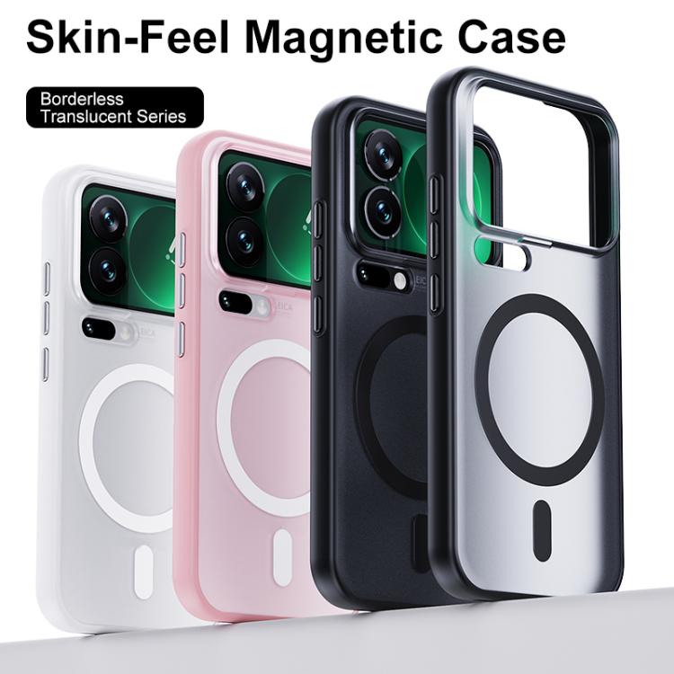 For Xiaomi 17 Pro Max Boundless Transparent Series Skin Feel Frosted Clear Magnetic Phone Case