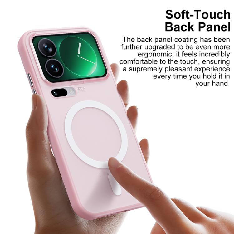 For Xiaomi 17 Pro Max Boundless Transparent Series Skin Feel Frosted Clear Magnetic Phone Case