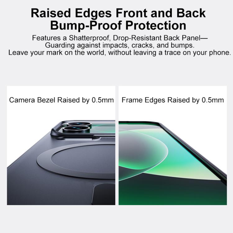 For Xiaomi 17 Pro Max Boundless Transparent Series Skin Feel Frosted Clear Magnetic Phone Case