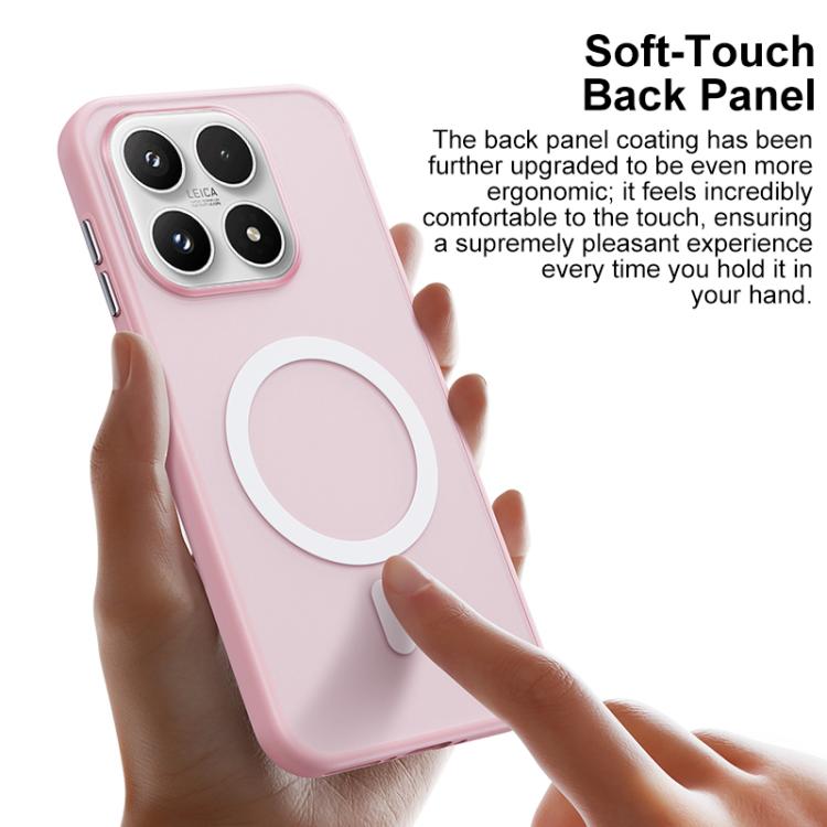 For Xiaomi 17 Boundless Transparent Series Skin Feel Frosted Clear Magnetic Phone Case