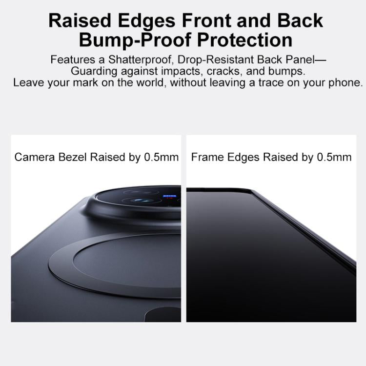 For vivo X300 Ultra Boundless Transparent Series Skin Feel Frosted Clear Magnetic Phone Case