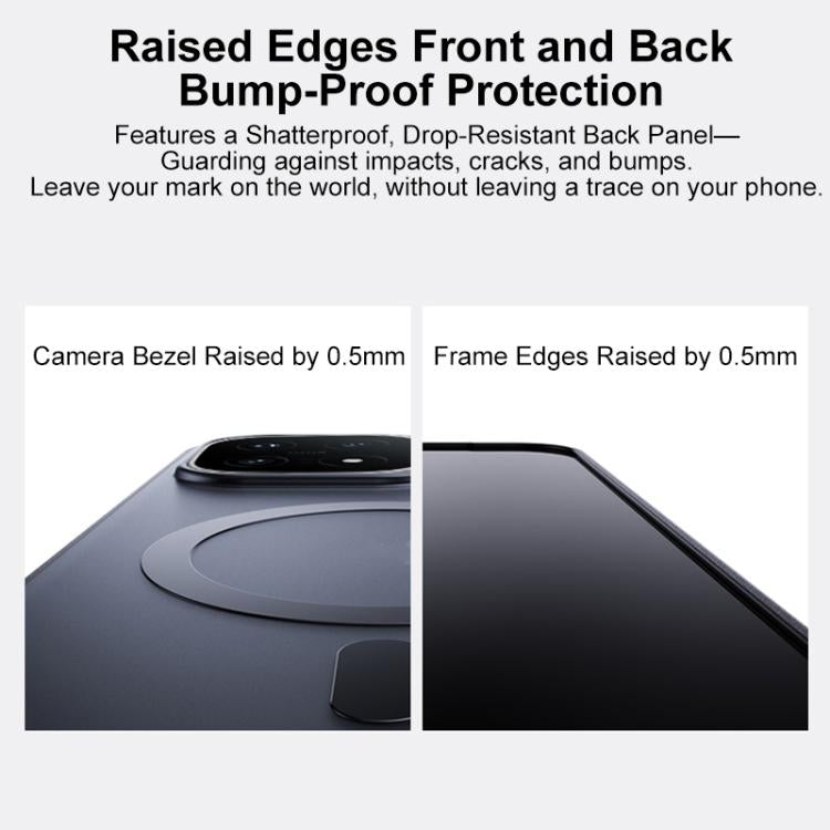 For vivo iQOO 15 Boundless Transparent Series Skin Feel Frosted Clear Magnetic Phone Case