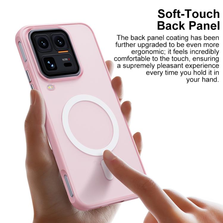 For vivo iQOO 15 Ultra 5G Boundless Transparent Series Skin Feel Frosted Clear Magnetic Phone Case