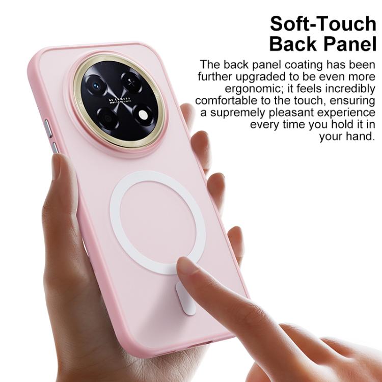 For Huawei Enjoy 90 Pro Max 5G Boundless Transparent Series Skin Feel Frosted Clear Magnetic Phone Case