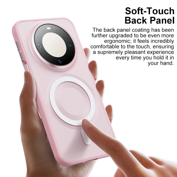 For Huawei Mate 60 Pro / 60 Pro+ Boundless Transparent Series Skin Feel Frosted Clear Magnetic Phone Case