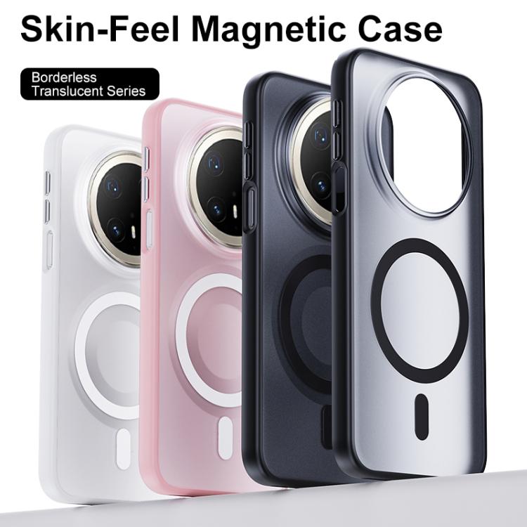 For Huawei Mate 70 Pro / 70 Pro+ Boundless Transparent Series Skin Feel Frosted Clear Magnetic Phone Case