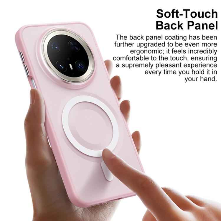 For Huawei Mate 70 Pro / 70 Pro+ Boundless Transparent Series Skin Feel Frosted Clear Magnetic Phone Case