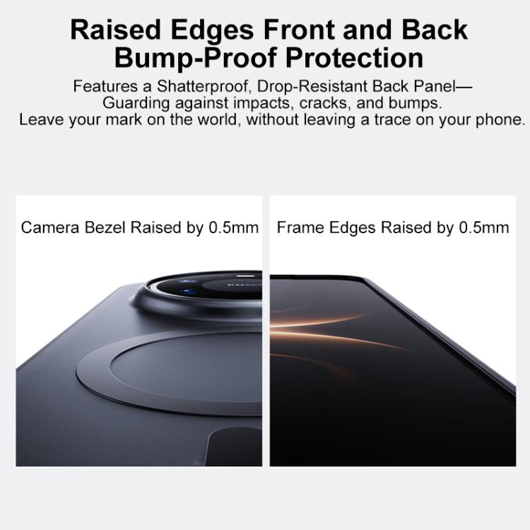 For Huawei Mate 80 Pro Max Boundless Transparent Series Skin Feel Frosted Clear Magnetic Phone Case