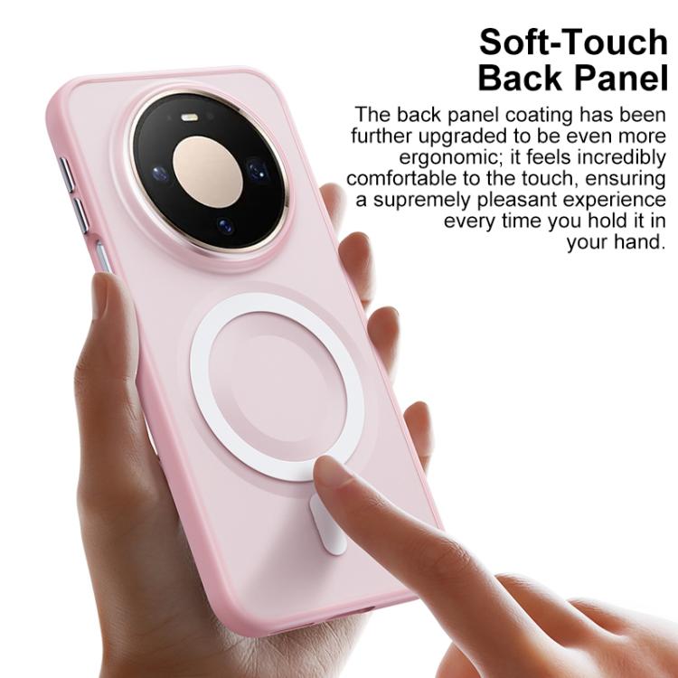 For Huawei Mate 80 / 80 Pro Boundless Transparent Series Skin Feel Frosted Clear Magnetic Phone Case