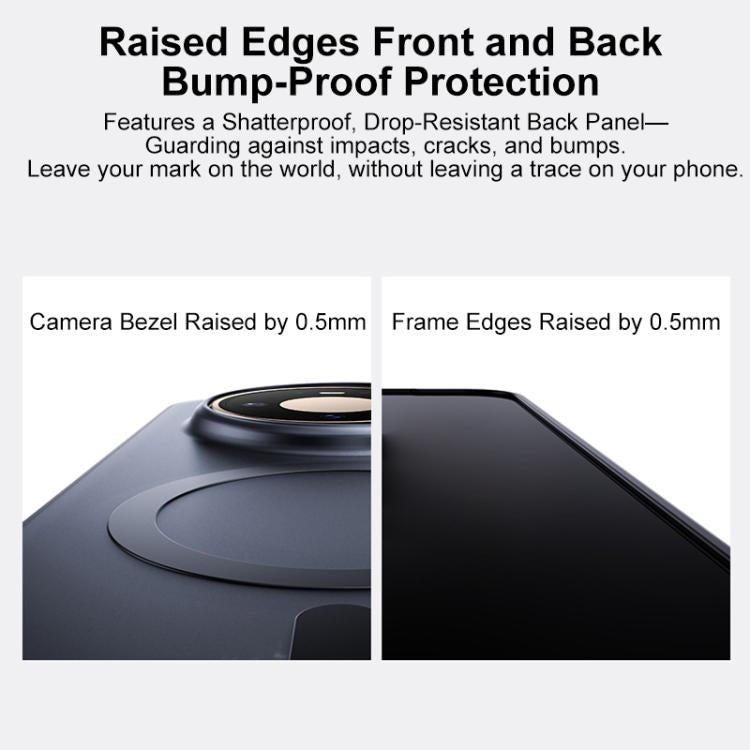 For Huawei Mate 80 / 80 Pro Boundless Transparent Series Skin Feel Frosted Clear Magnetic Phone Case