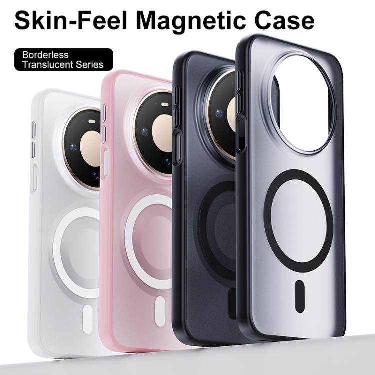 For Huawei Mate 80 / 80 Pro Boundless Transparent Series Skin Feel Frosted Clear Magnetic Phone Case