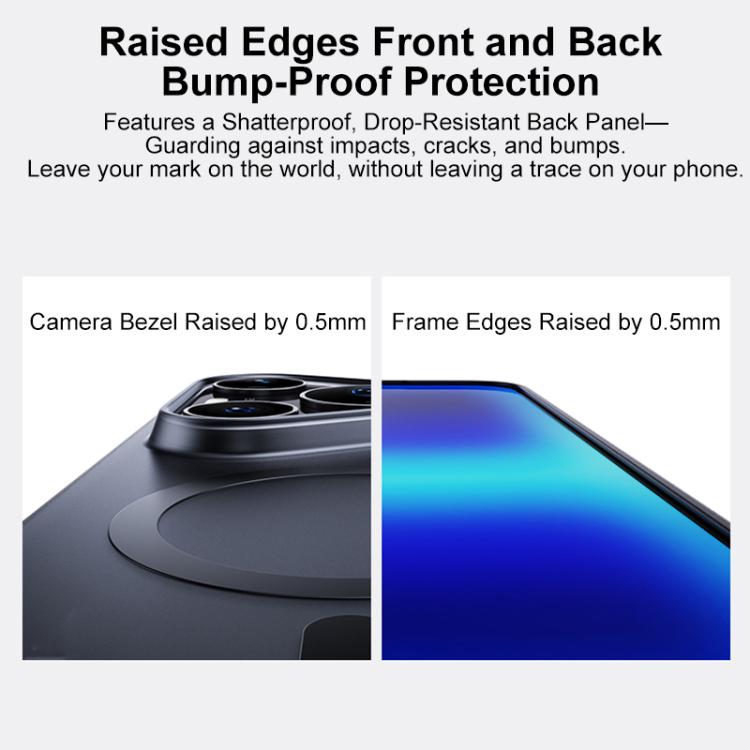 For Huawei Pura 90 Pro Max 5G Boundless Transparent Series Skin Feel Frosted Clear Magnetic Phone Case