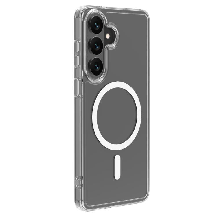 For Galaxy S26+ 5G LeReach TOC Clear Series Dual-Composite Armor TPU + Acrylic Shockproof Magnetic Phone Case - Transparent