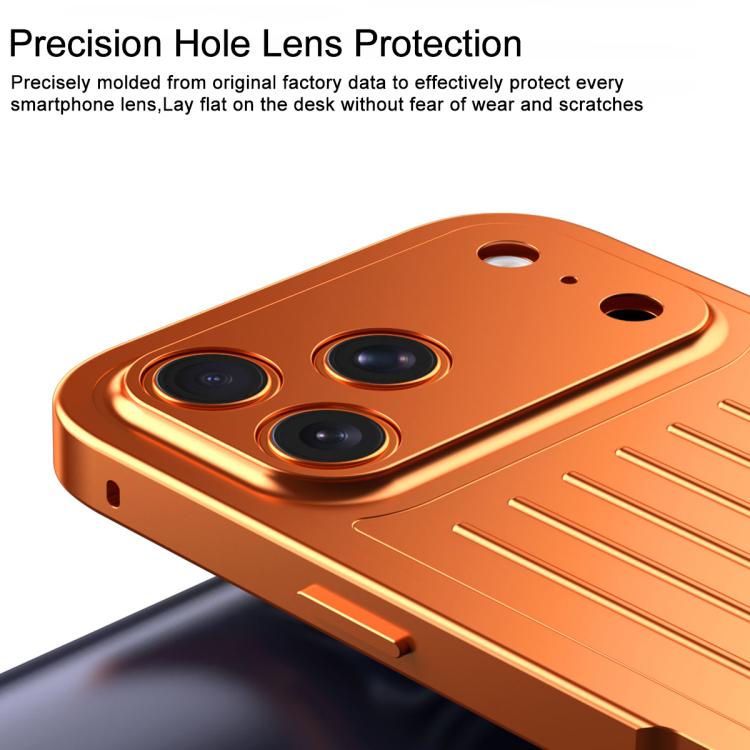 For iPhone 17 Pro Max Suitcase Texture Magnetic King Series Aluminum Alloy Phone Case with Tempered Glass Film