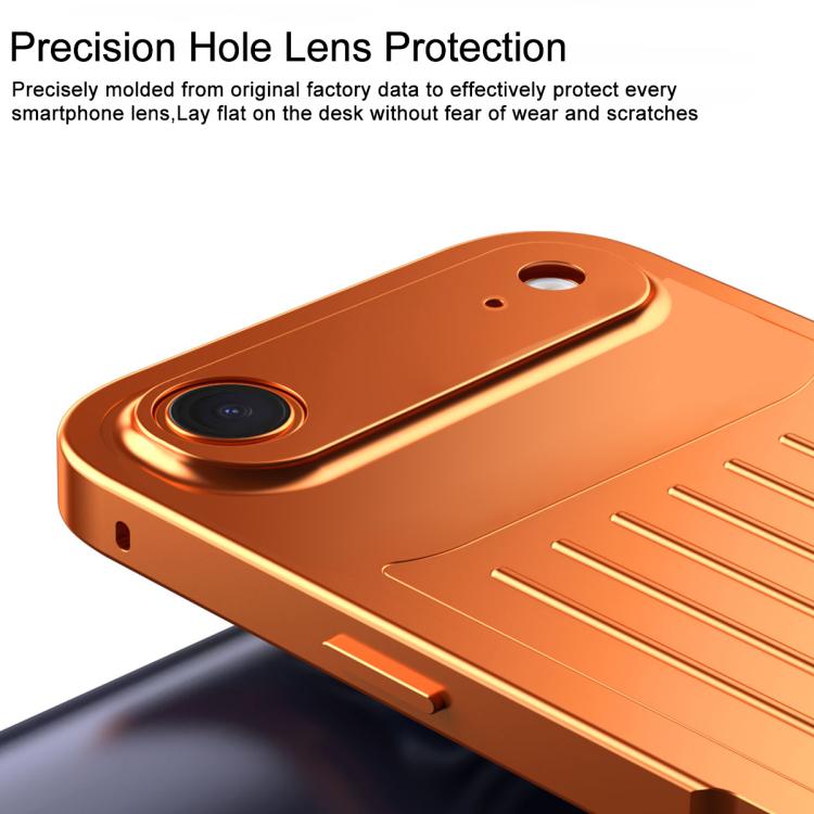 For iPhone Air Suitcase Texture Magnetic King Series Aluminum Alloy Phone Case with Tempered Glass Film