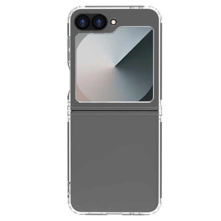 For Galaxy Z Flip6 / Flip7 FE LeReach TOC Clear Series Dual-Composite Armor TPU + Acrylic Shockproof Phone Case