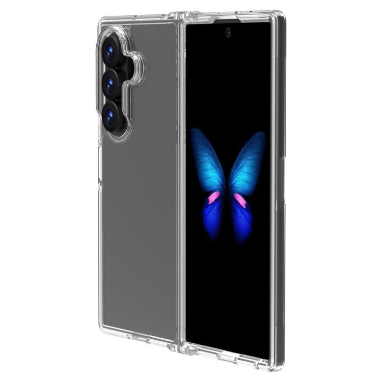 For Galaxy Z Fold7 5G LeReach TOC Clear Series Dual-Composite Armor TPU + Acrylic Shockproof Phone Case