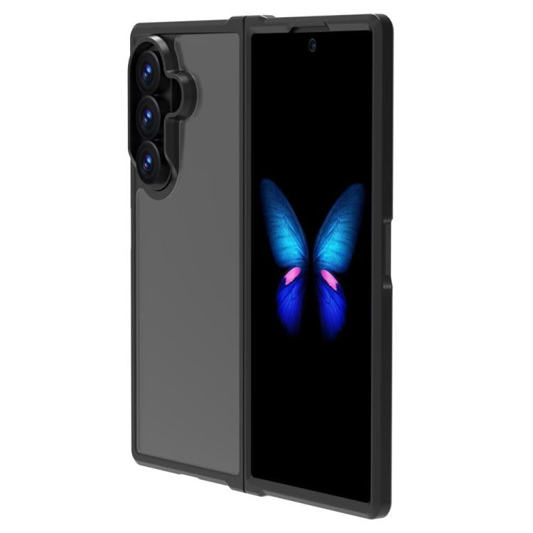 For Galaxy Z Fold7 5G LeReach TOC Clear Series Dual-Composite Armor TPU + Acrylic Shockproof Phone Case
