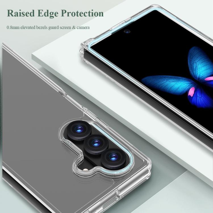 For Galaxy Z Fold7 5G LeReach TOC Clear Series Dual-Composite Armor TPU + Acrylic Shockproof Phone Case
