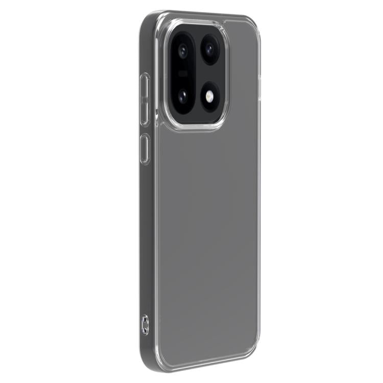 For OnePlus 15 LeReach TOC Clear Series Dual-Composite Armor TPU + Acrylic Shockproof Phone Case - Transparent