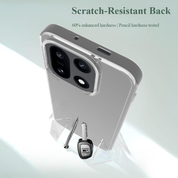 For OnePlus 15 LeReach TOC Clear Series Dual-Composite Armor TPU + Acrylic Shockproof Phone Case - Transparent