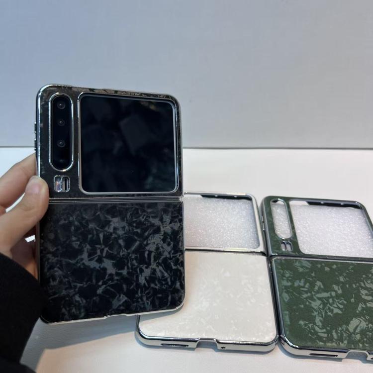 For Huawei Pura X Electroplate Frame Shell Texture Shockproof Phone Case